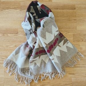 Pendleton Wool Navajo Fringe Scarf